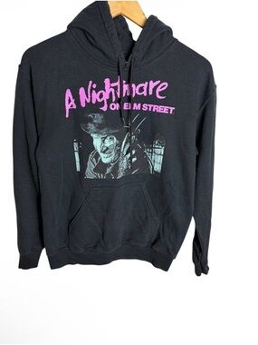 A nightmare on Elm Street black graphic neon  hoodie size S